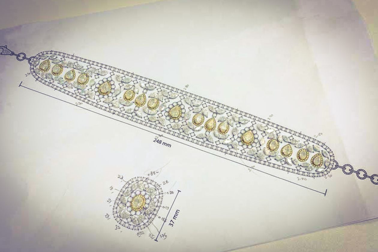 Nigaam Jewelry Artisan Drawing