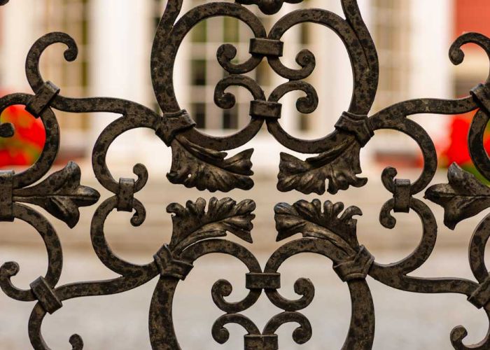 Parisian balcony ironwork example